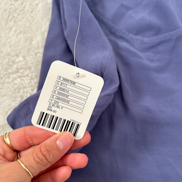 NWT Free People Womens City Lights Tank Top in Blue Size XS - Picture 6 of 6